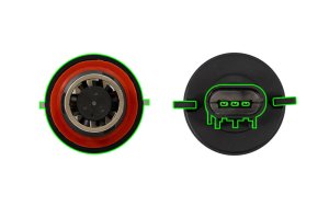 Infiniti Q70 Brake Rotors (2) - Front - R1 Concepts - Drilled & Slotted Geoperformance - `08-`25